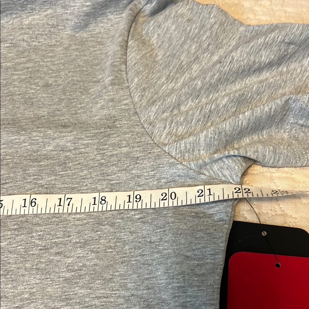 Manager Grey Heather Men’s Size Large Short Sleeve Relaxed Fit Cotton-Blend Tee - Picture 6 of 8